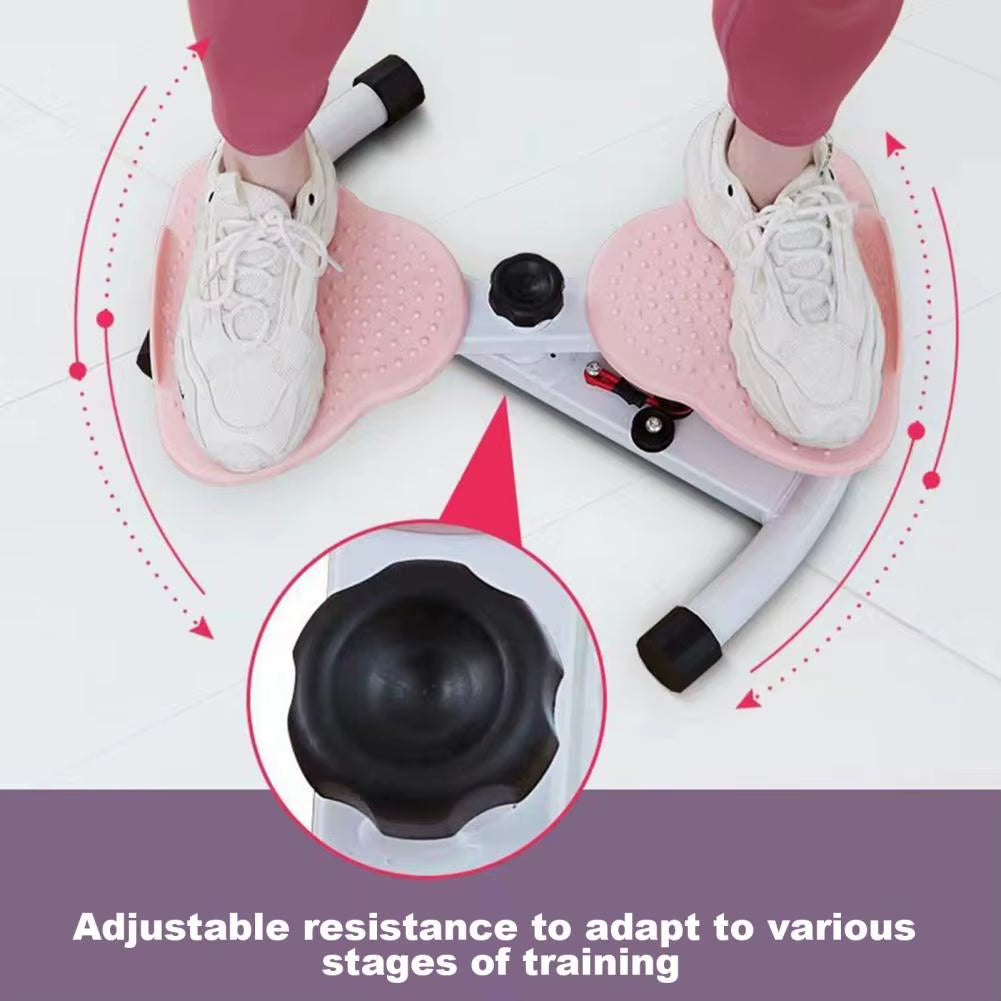 CoreGlide™ 300 – Waist Twist Board with Resistance Bands for Full-Body Sculpting